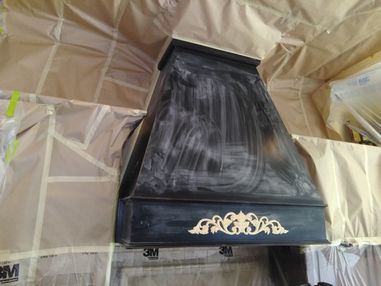 Black Repaint with Light Brown Glaze Cabinet Painting in St. George, UT (3)