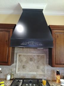 Black Repaint with Light Brown Glaze Cabinet Painting in St. George, UT (4)